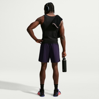 Nike Unlimited Men's Dri-FIT 18cm (approx.) Unlined Versatile Shorts – Purple Dynasty/Black/Purple Dynasty