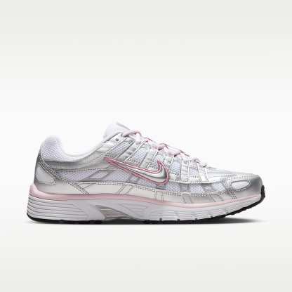 Nike P-6000 Women's Shoes – White/Elemental Pink/Black/Metallic Silver