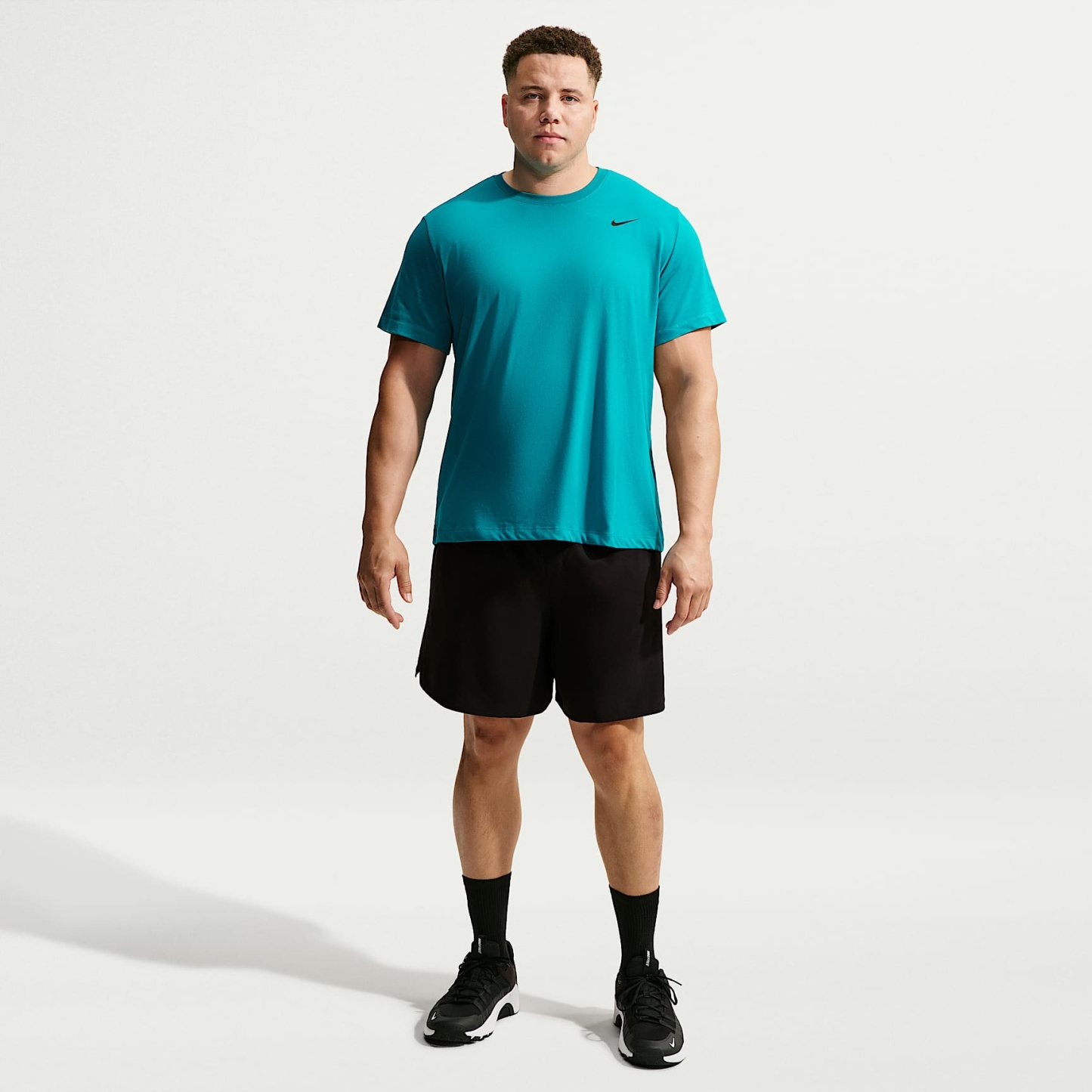 Nike Dri-FIT Men's Fitness T-Shirt – Energy/Black