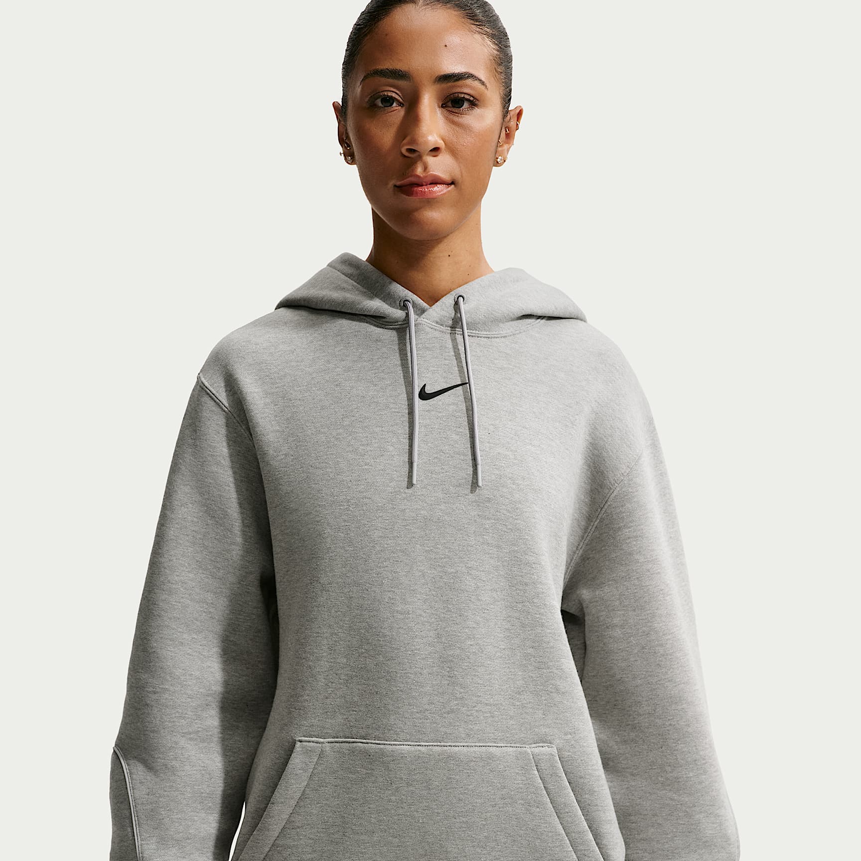 NOCTA Fleece CS Hoodie 2 – Dark Grey Heather/Matte Silver/Black