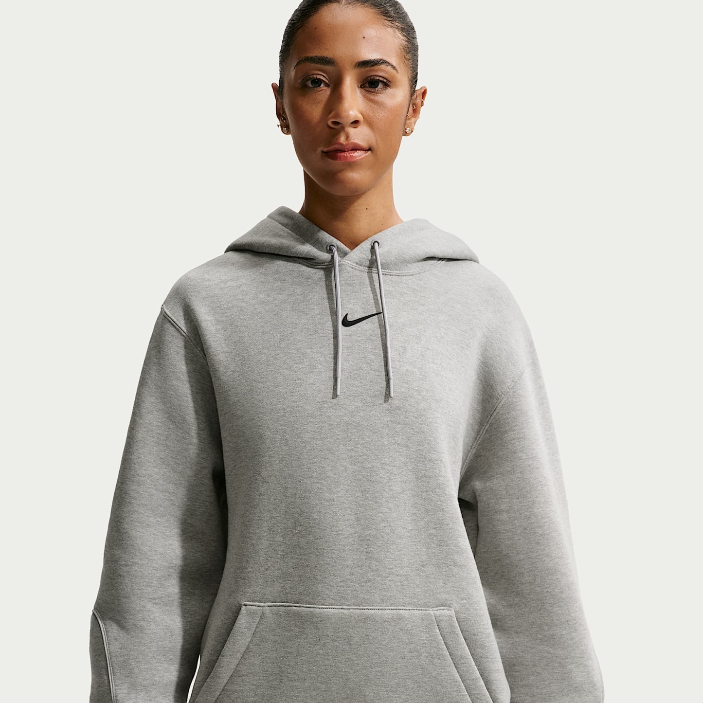 NOCTA Fleece CS Hoodie 2 – Dark Grey Heather/Matte Silver/Black