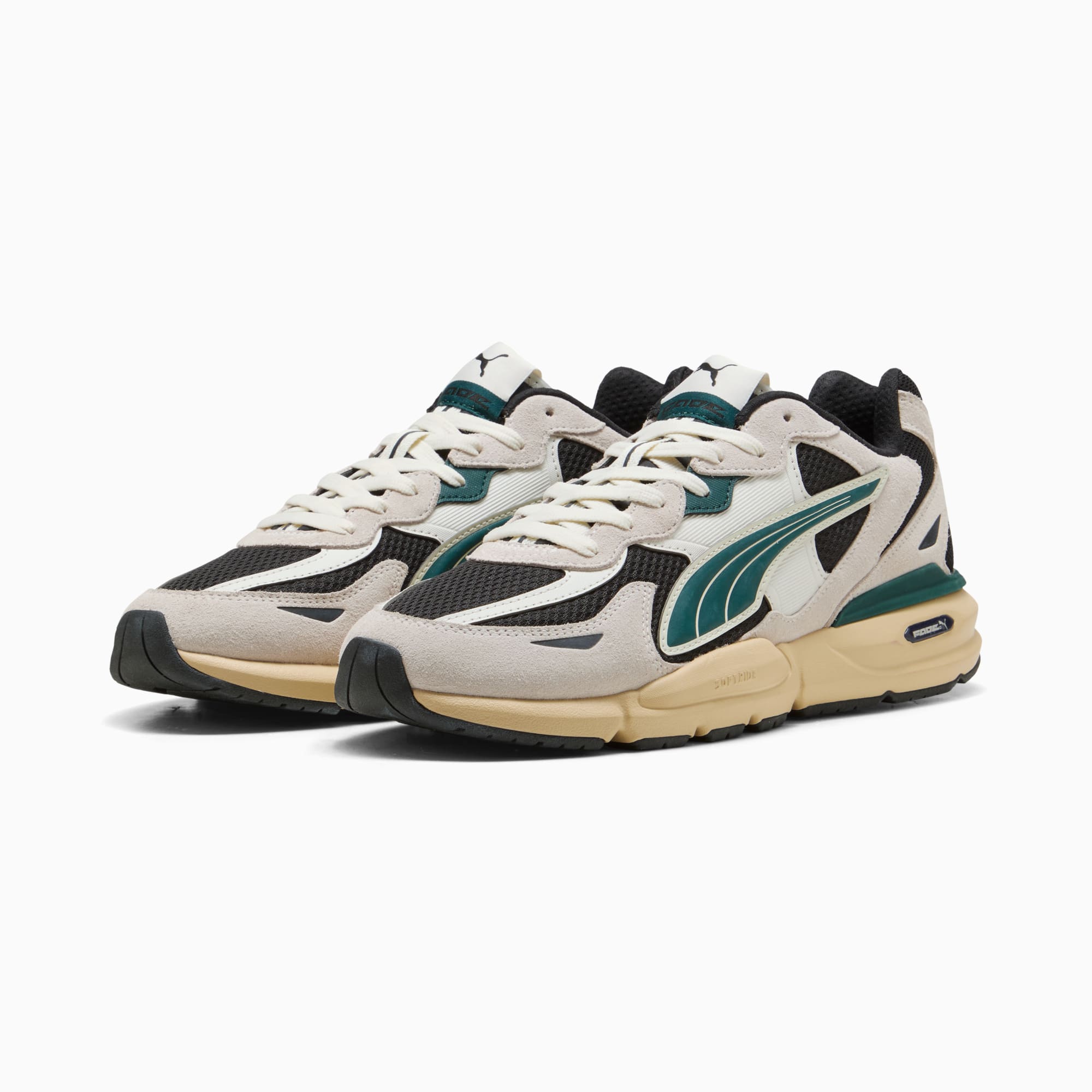 Fade LT Sneakers Unisex – PUMA Black-Warm White-Dark Green