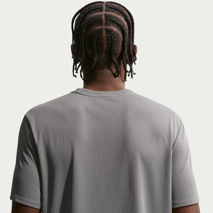 Nike Miler Men's Dri-FIT Short-Sleeve Running Top – Smoke Grey/Iron Grey