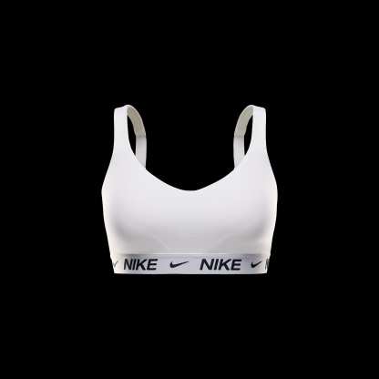Nike Indy High-Support Women's Padded Adjustable Sports Bra – White/Stone Mauve/Black