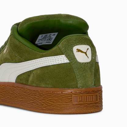 Suede XL Youth Sneakers – Olive Green-Vapor Gray