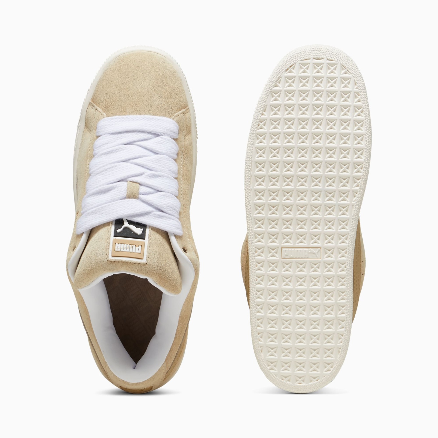 Suede XL Sneakers Unisex – Putty-Warm White