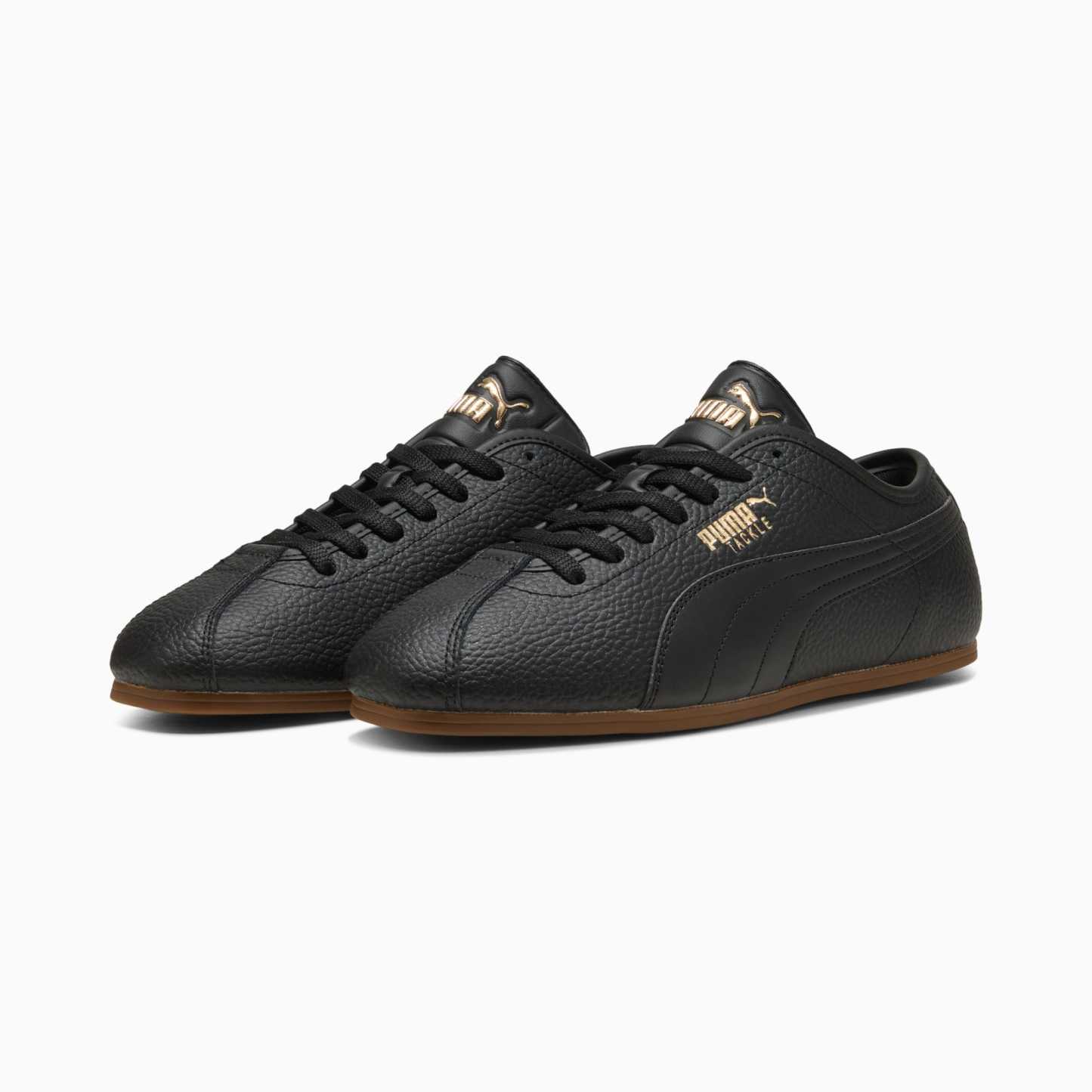 PUMA Tackle L Sneakers Unisex – PUMA Black-PUMA Gold-Gum