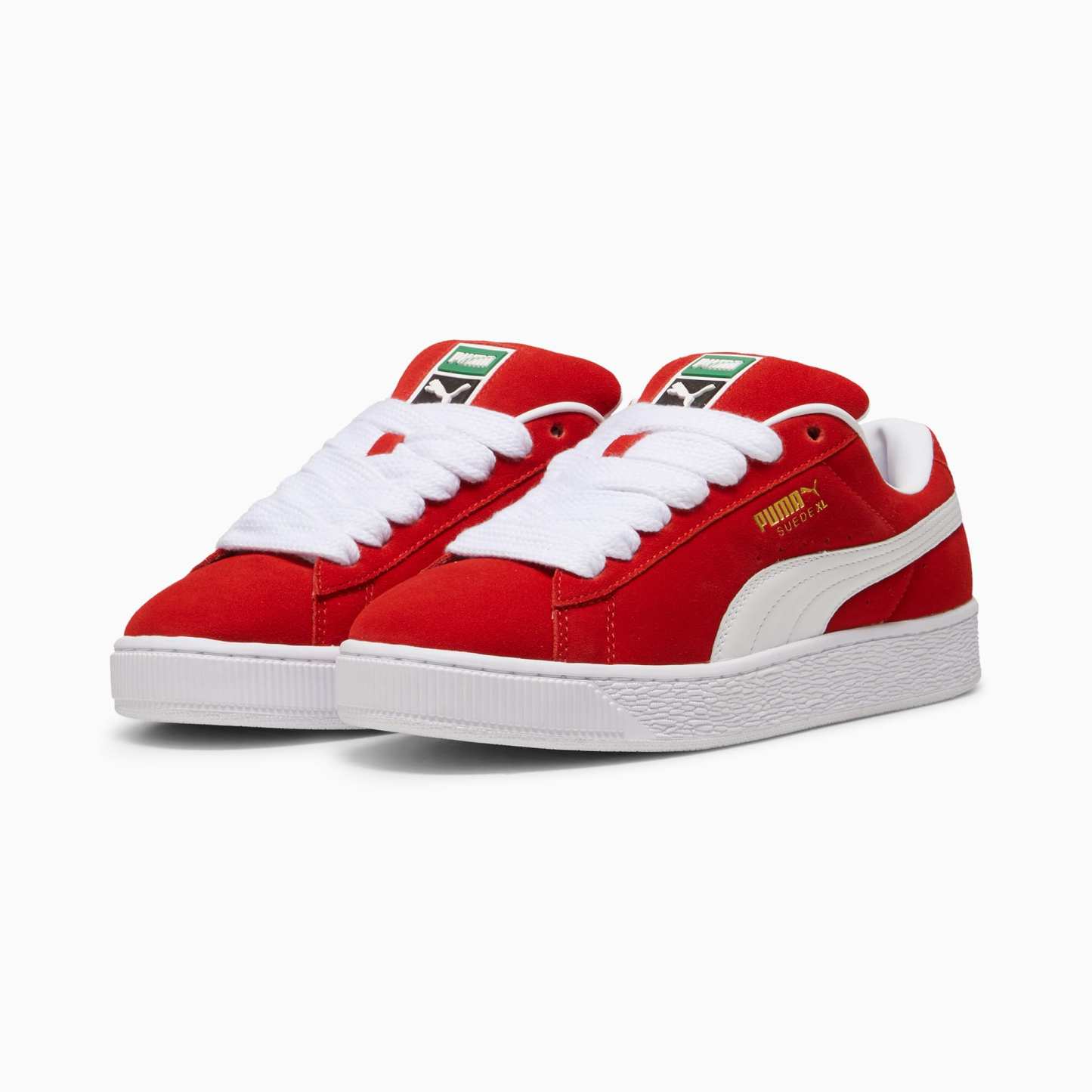 Suede XL Sneakers Unisex – For All Time Red-PUMA White