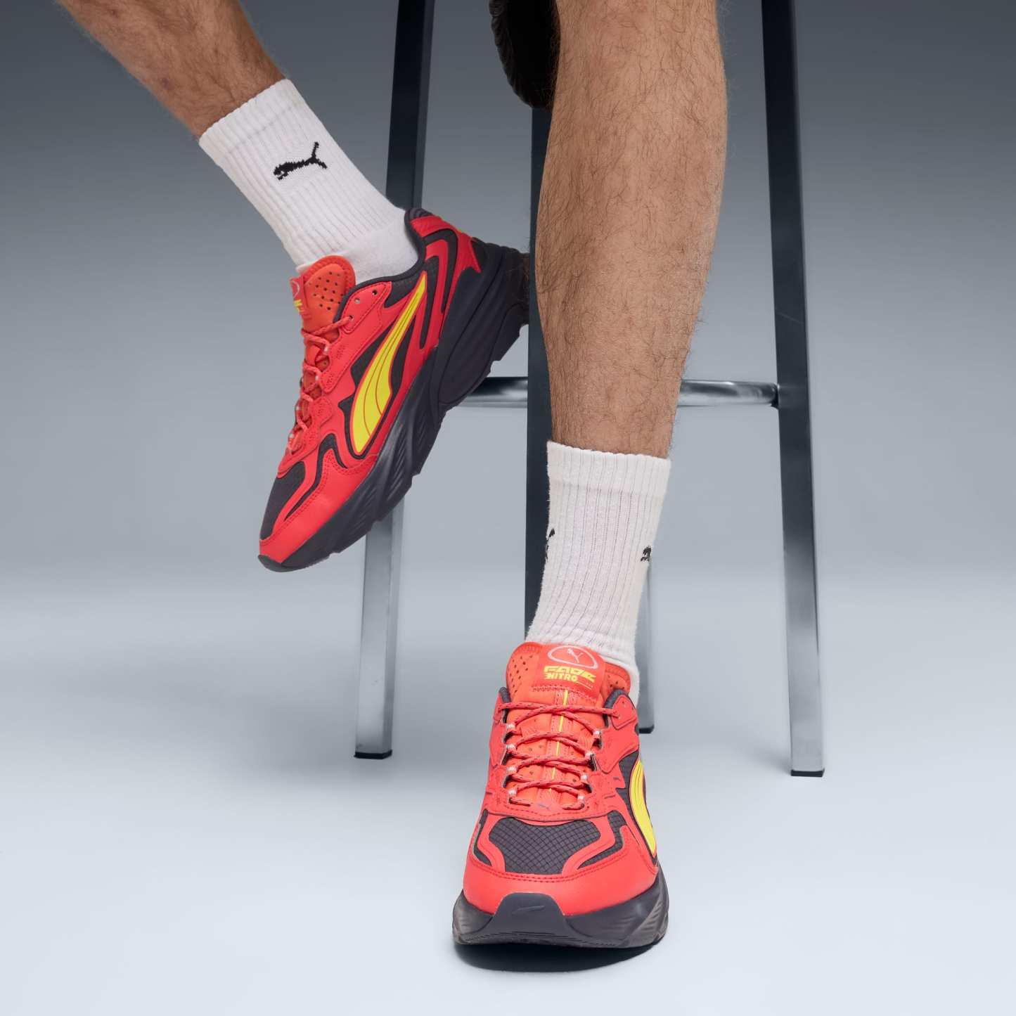 PUMA Fade Ripstop Sneakers Unisex – Red Glamour-Galactic Gray-Lemon Crush