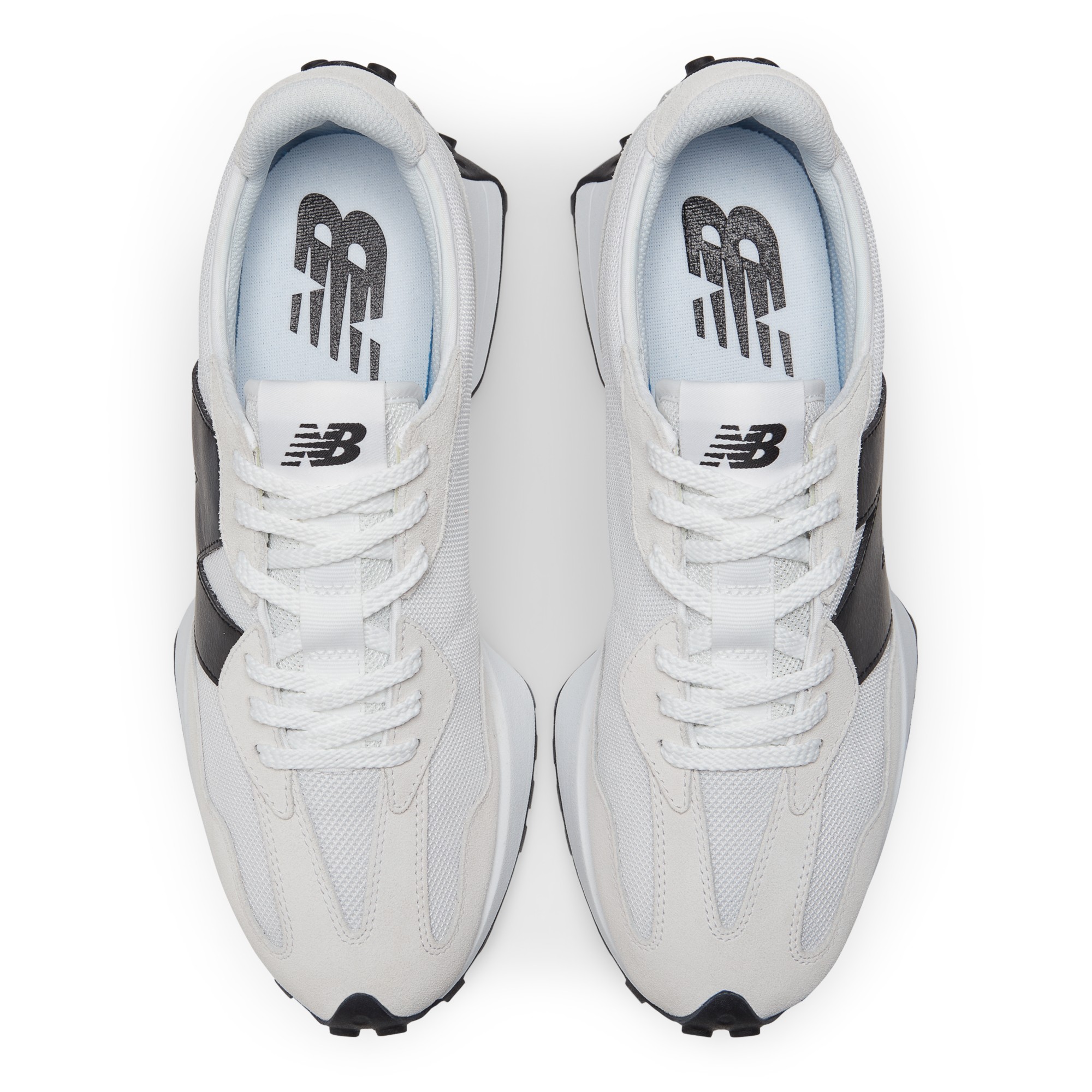 327 – WHITE with BLACK