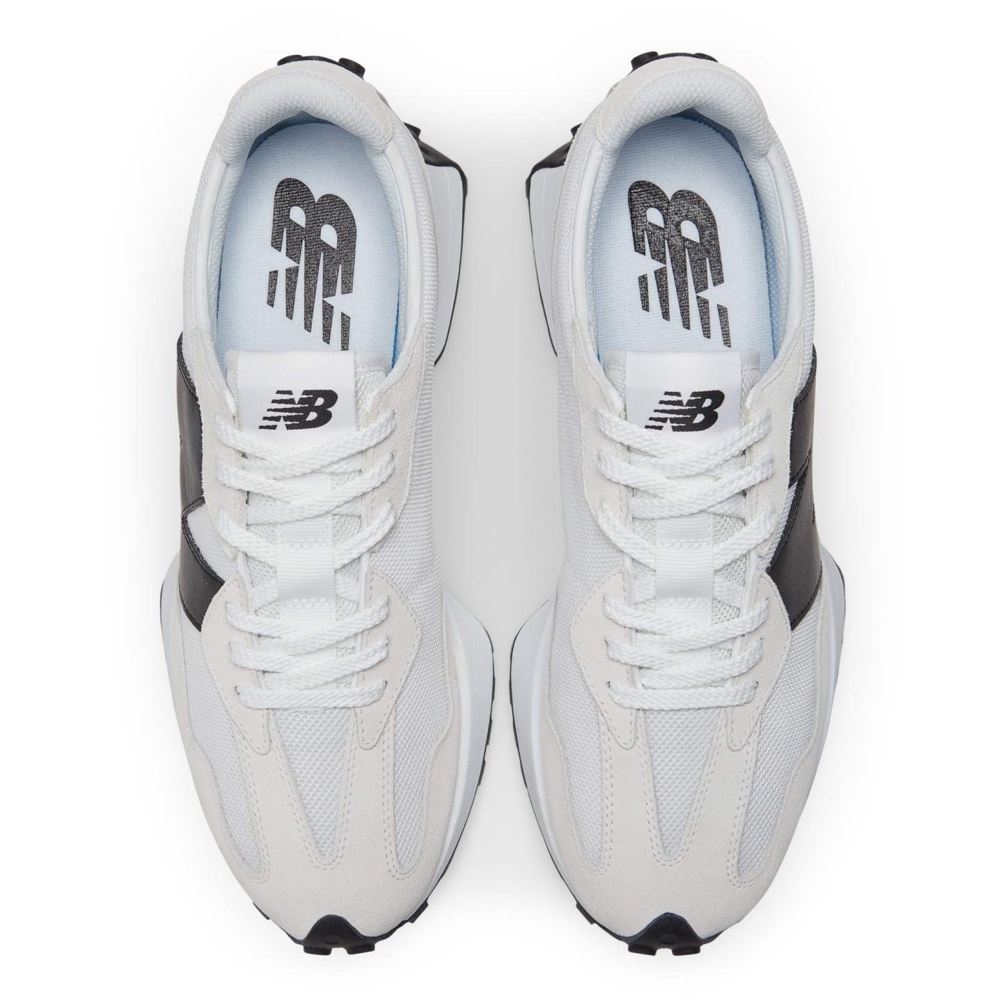 327 – WHITE with BLACK