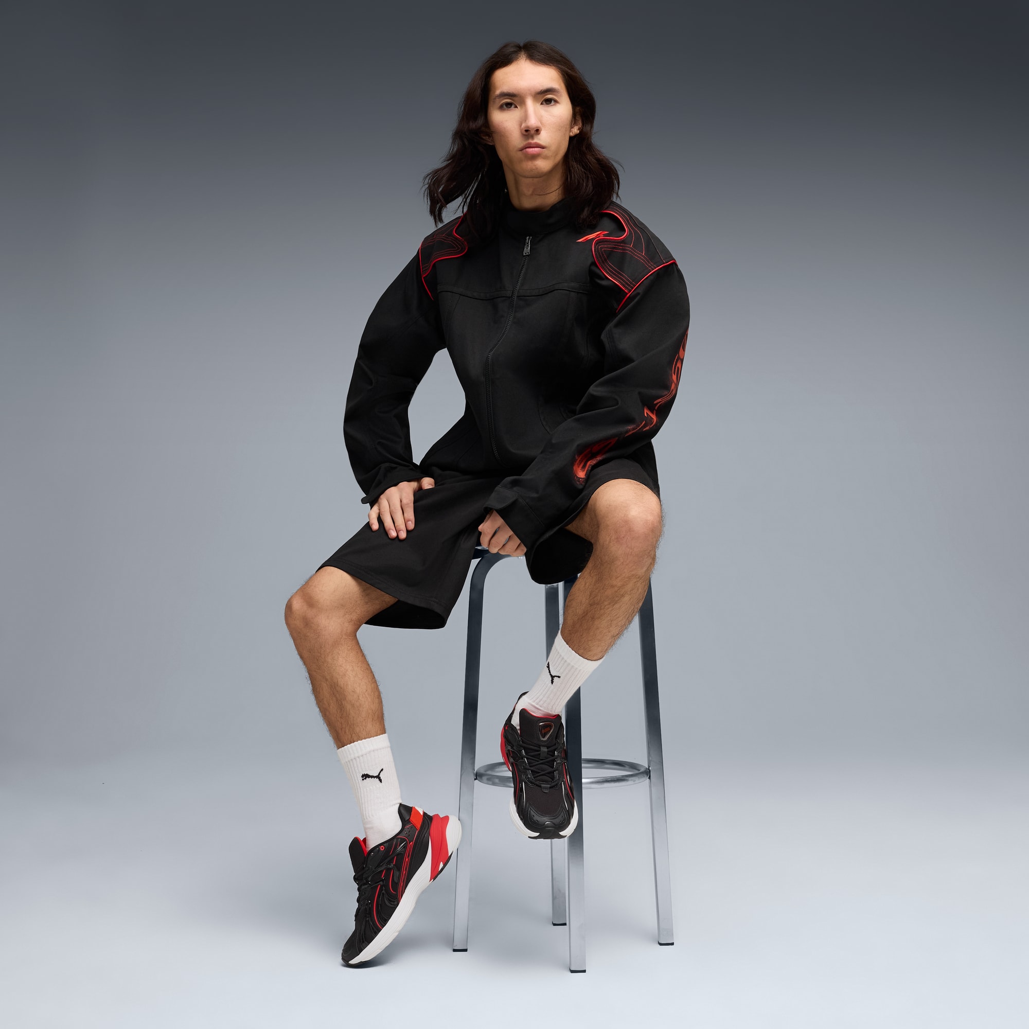 F1® Inverse Sneakers Unisex – PUMA Black-Pop Red