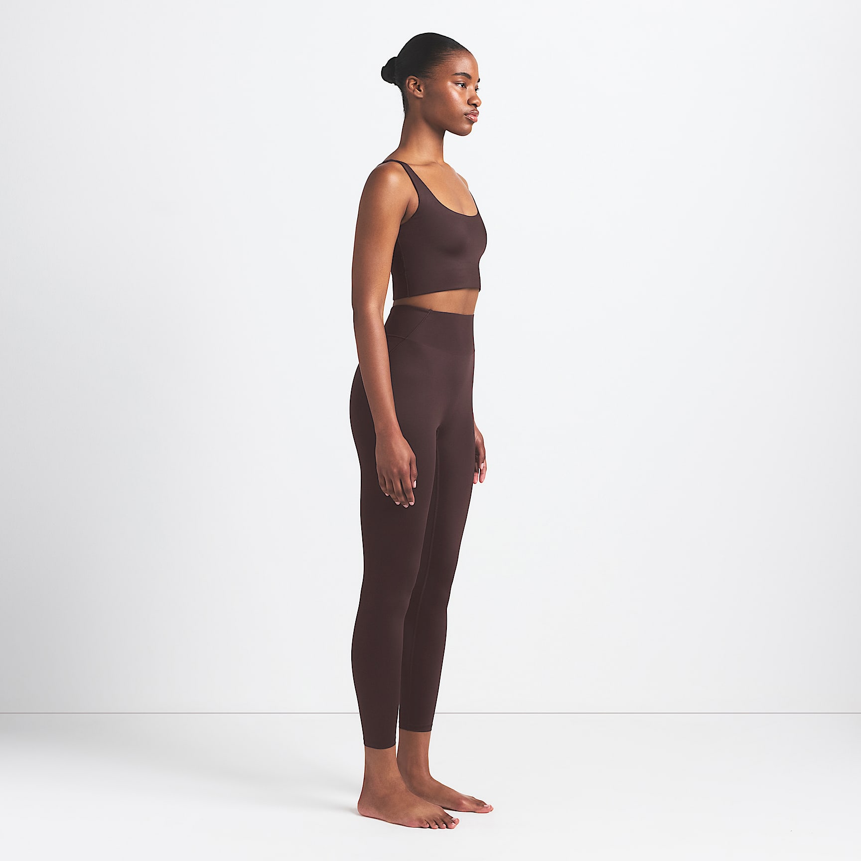 NikeSKIMS Satin Shine Women's High-Waisted Bonded 66cm (approx.) Leggings – NSKM Phoenix/NSKM Phoenix