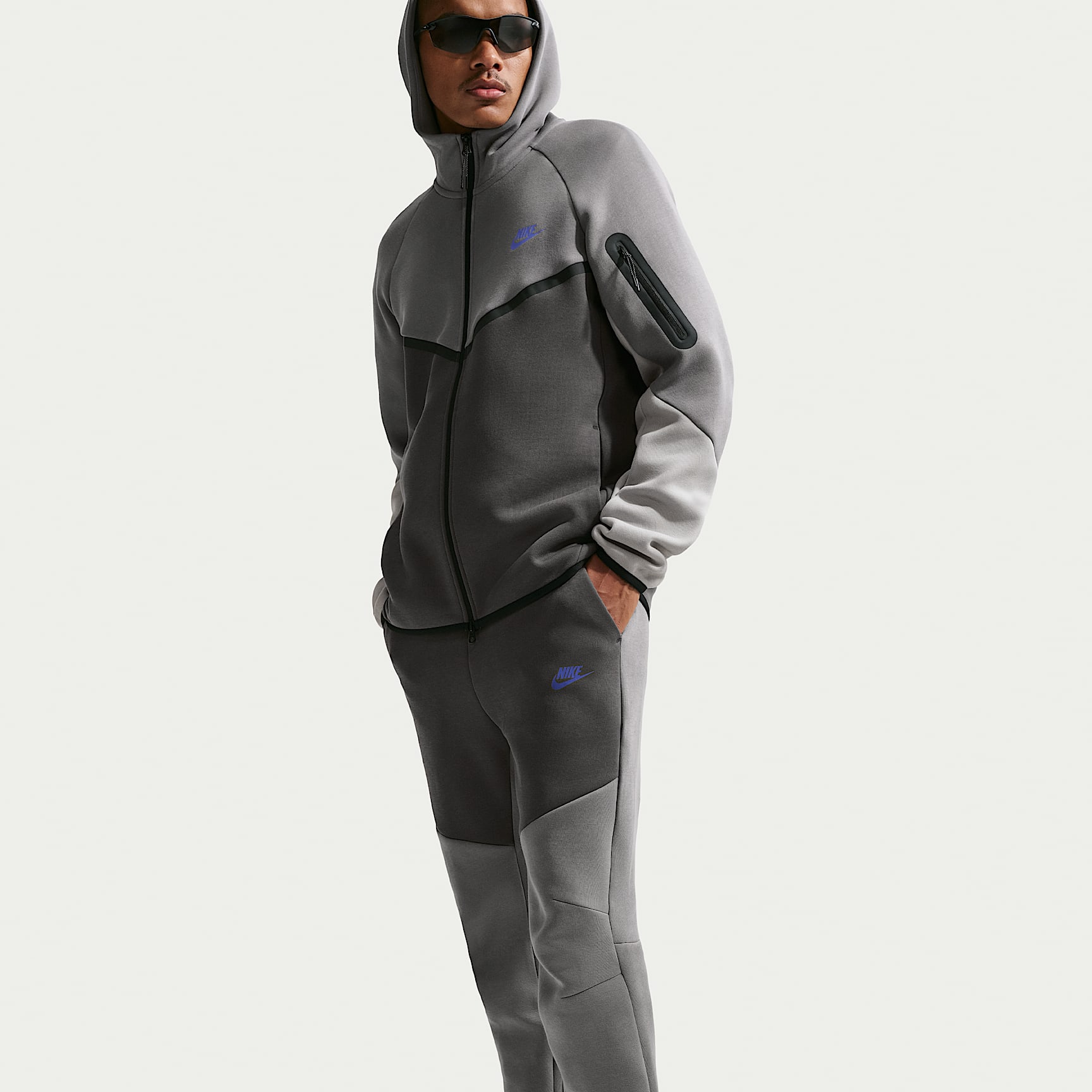 Nike Tech Men's Fleece Joggers – Pencil Point/Medium Ash/Sapphire