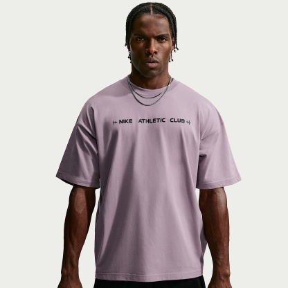 Nike N.A.C. Men's Oversized T-Shirt – Purple Smoke/Black