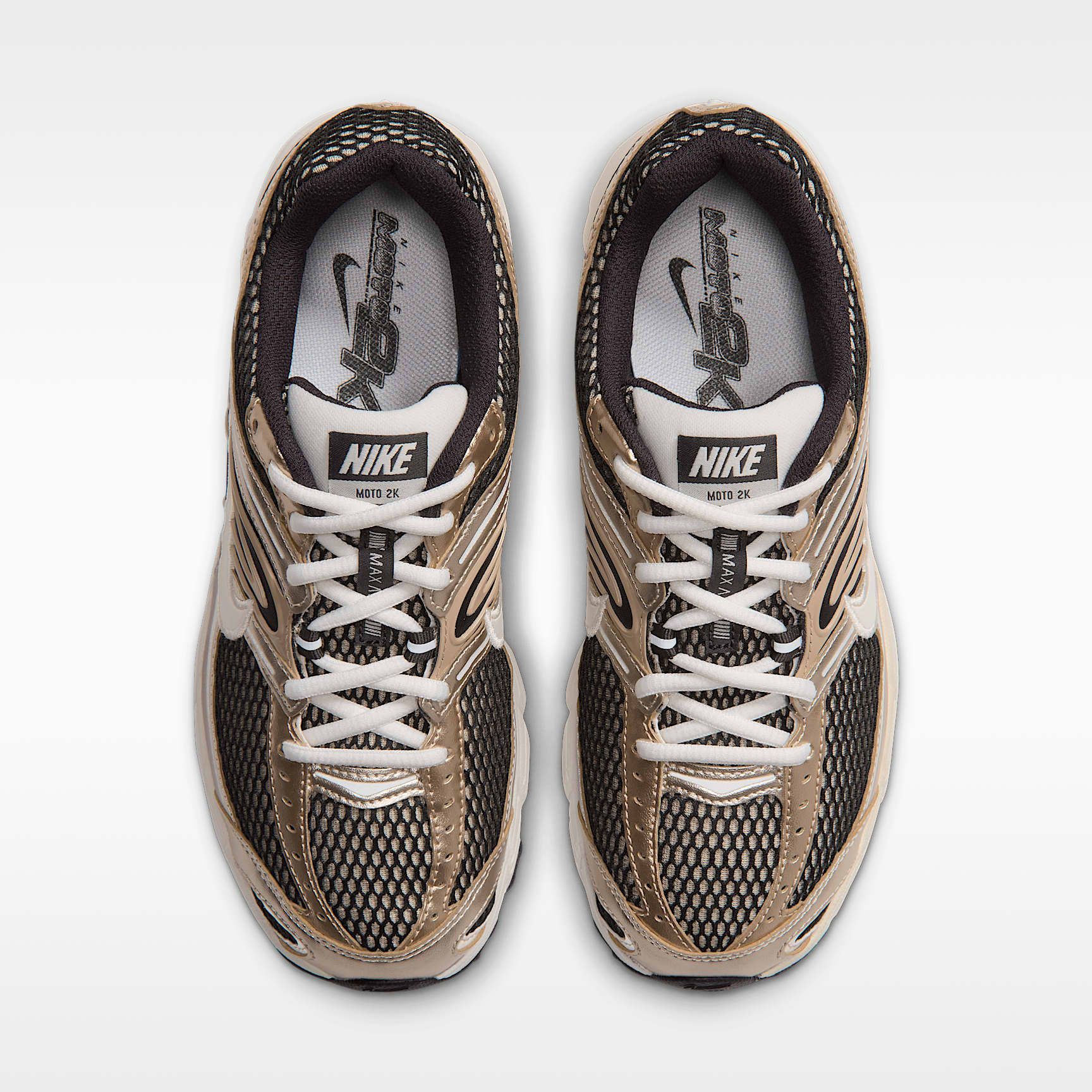 Nike Air Max Moto 2K Women's Shoes with Reflective Design Accents – Sand Drift/Off-Noir/Pale Ivory/Sail