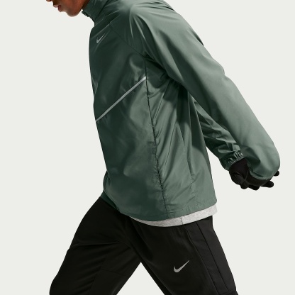 Nike Miler Men's Repel UV Protection Running Jacket – Camo Green/Camo Green
