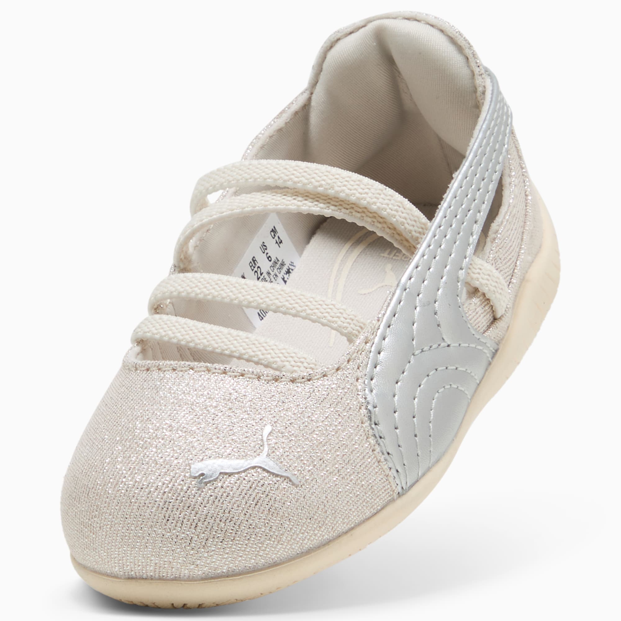 Speedcat Ballet Let It Shine Sneakers Toddlers – Silver Fog-Alpine Snow