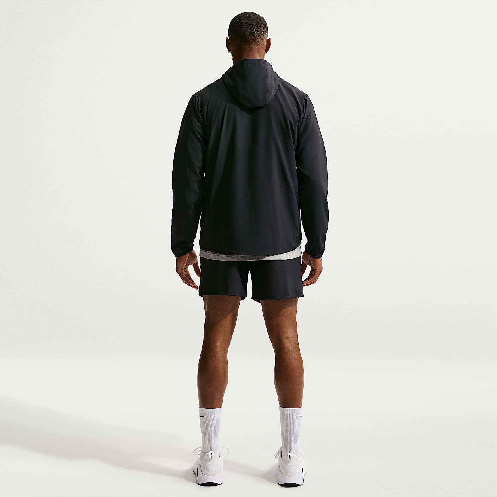 Nike Form Men's Dri-FIT Hooded Versatile Jacket – Black