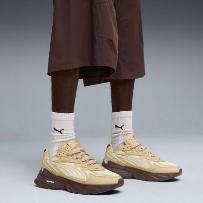 PUMA Fade Ripstop Sneakers Unisex – Sand Dune-Apple Spritz-Chocolate Brown