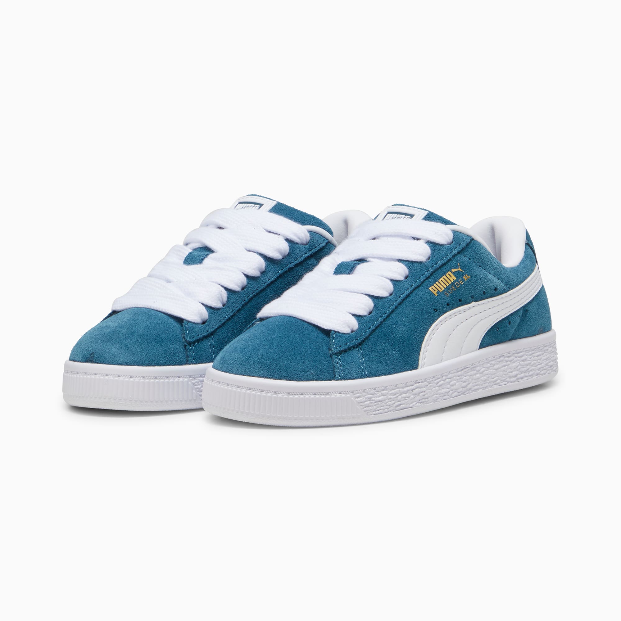 Suede XL Kids' Sneakers – Ocean Tropic-Warm White