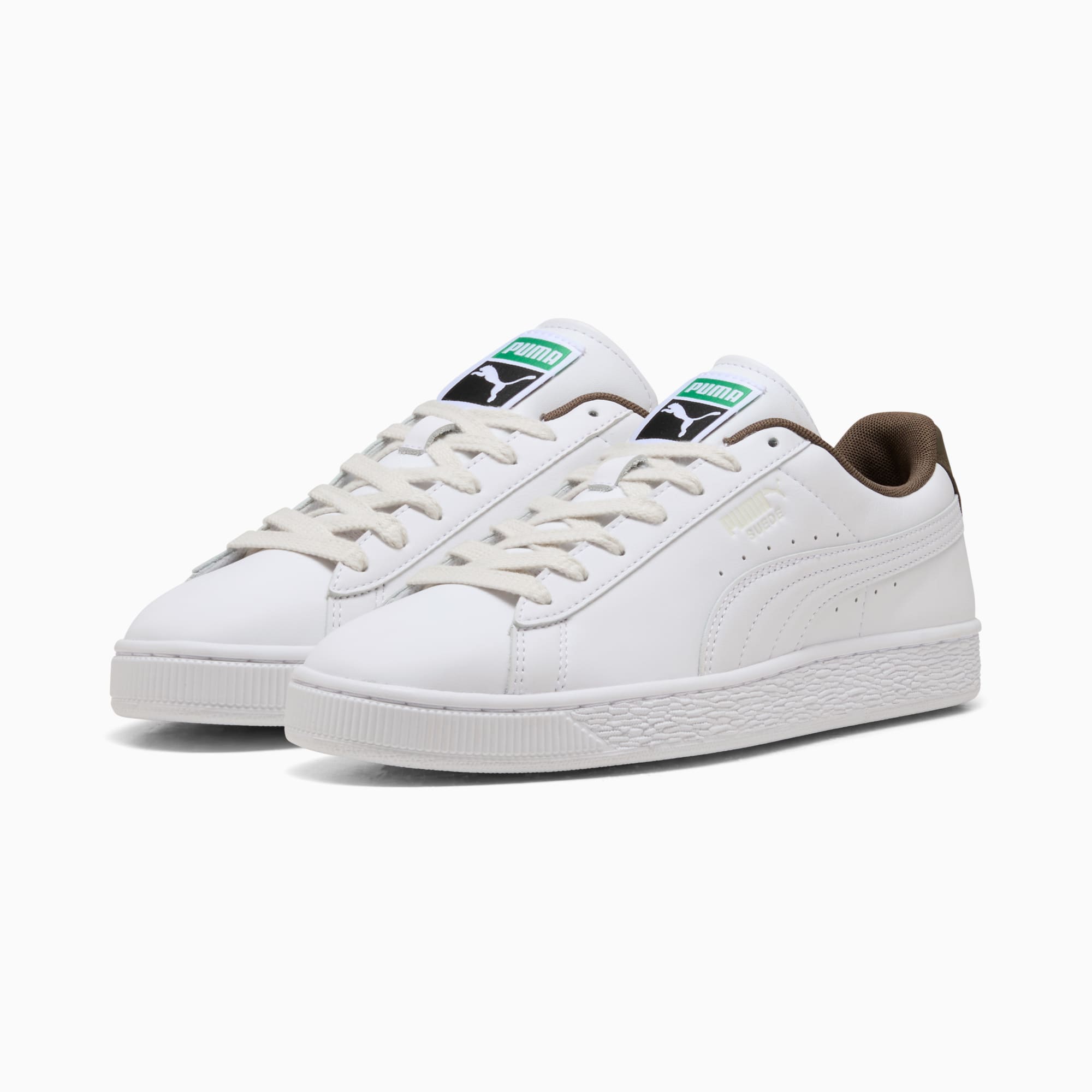 Suede Sneakers Unisex – PUMA White-Matte Bronze