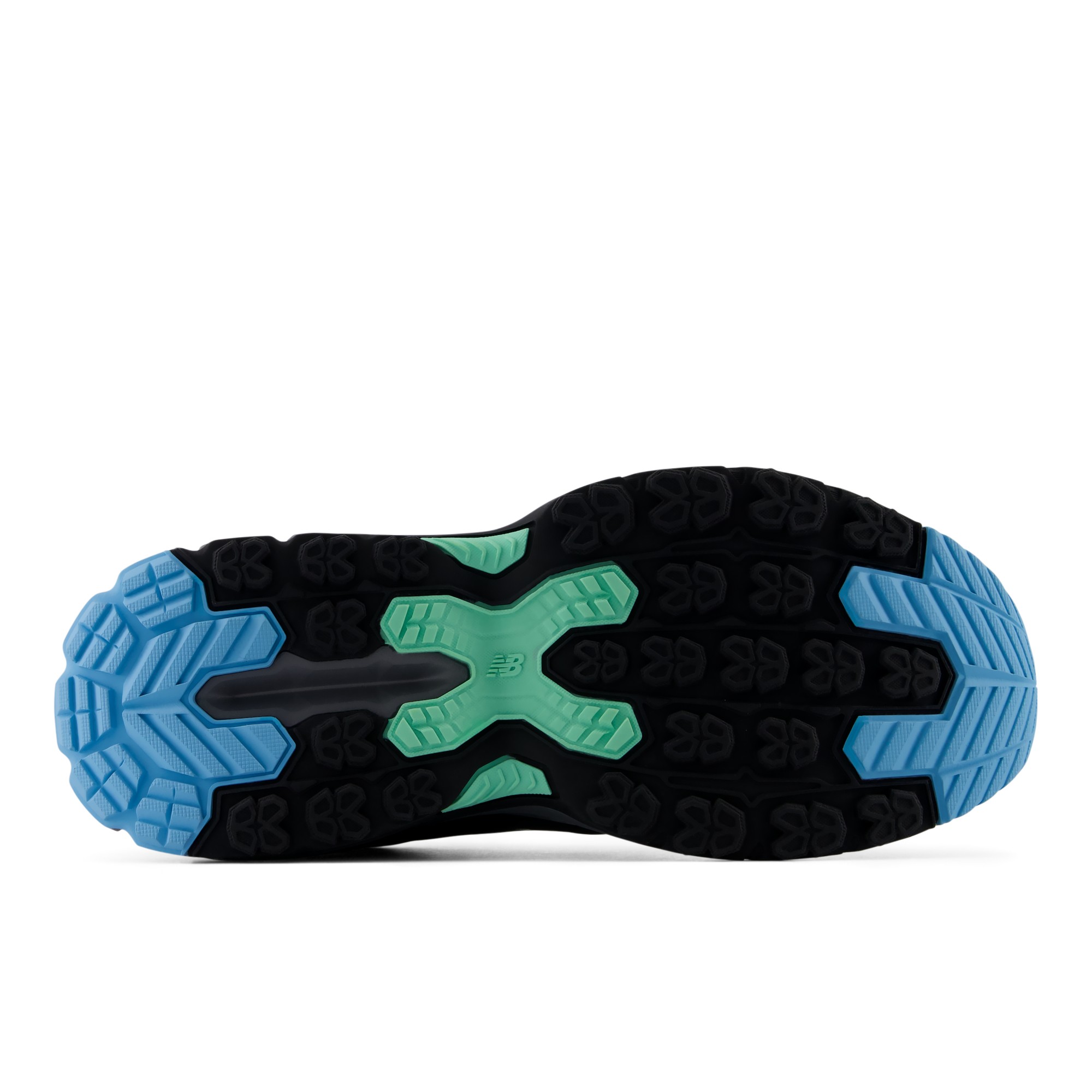 410v9 – BLACK with BLUE GLAZE and BRIGHT MINT