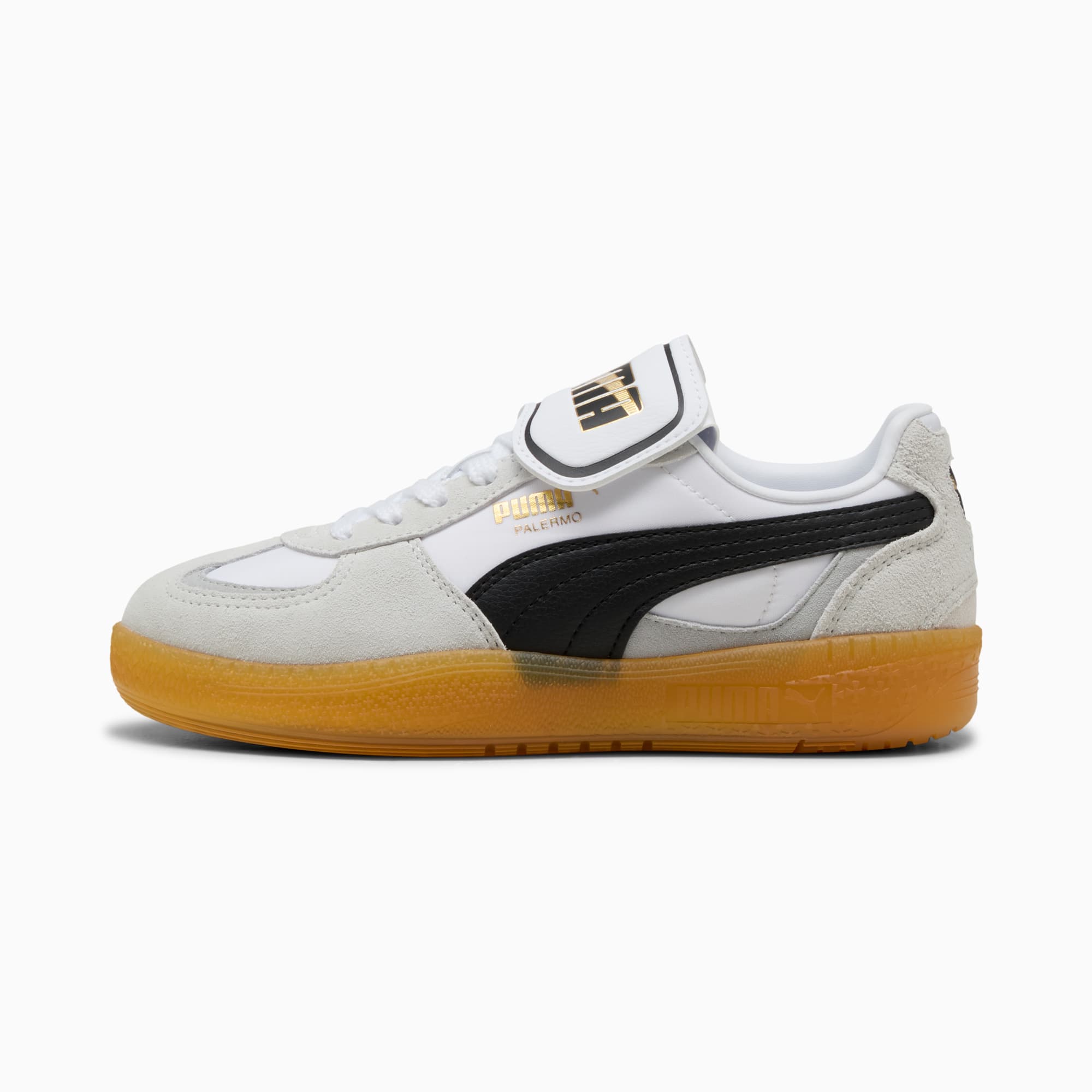 Palermo Moda Tongue Sneakers Women – Feather Gray-PUMA Black
