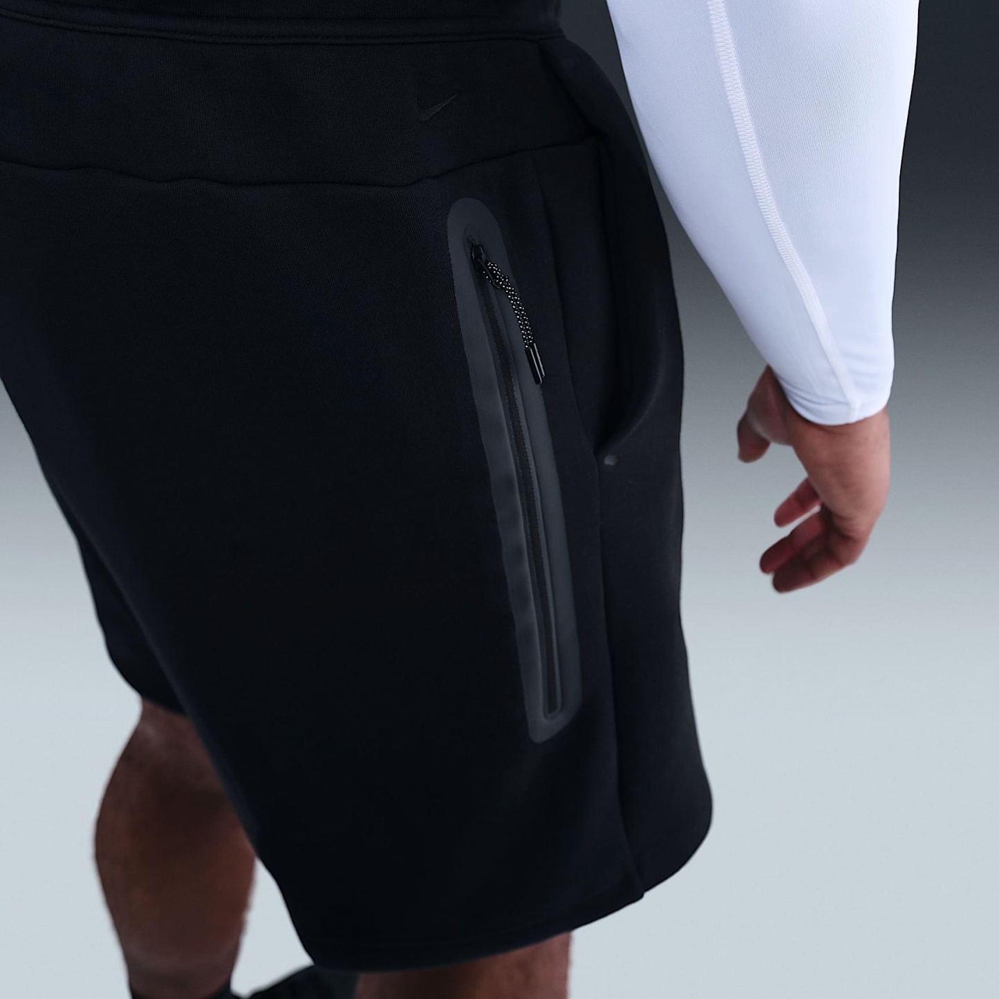 Nike Tech Men's Fleece Shorts – Black/Black