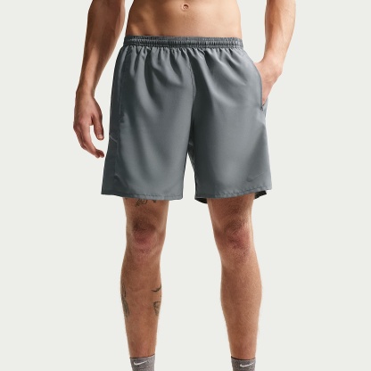 Nike Miler Men's Dri-FIT 18cm (approx.) Brief-Lined Running Shorts – Smoke Grey/Smoke Grey