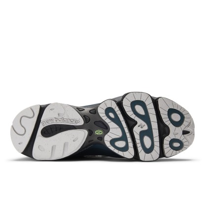 1000 – Deep Ocean with Dark Silver Metallic and Mint Flash