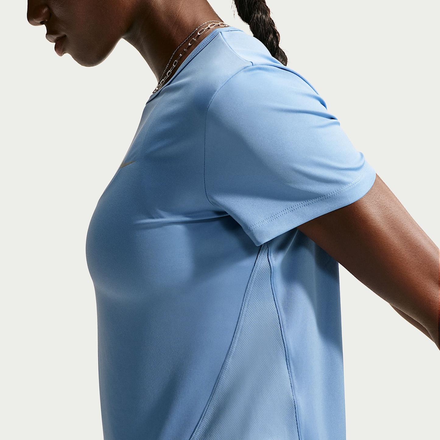 Nike Tempo Women's Dri-FIT Short-Sleeve Running Top – Work Blue