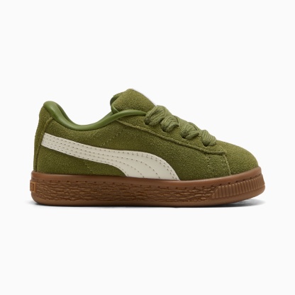 Suede XL Toddlers' Sneakers – Olive Green-Vapor Gray