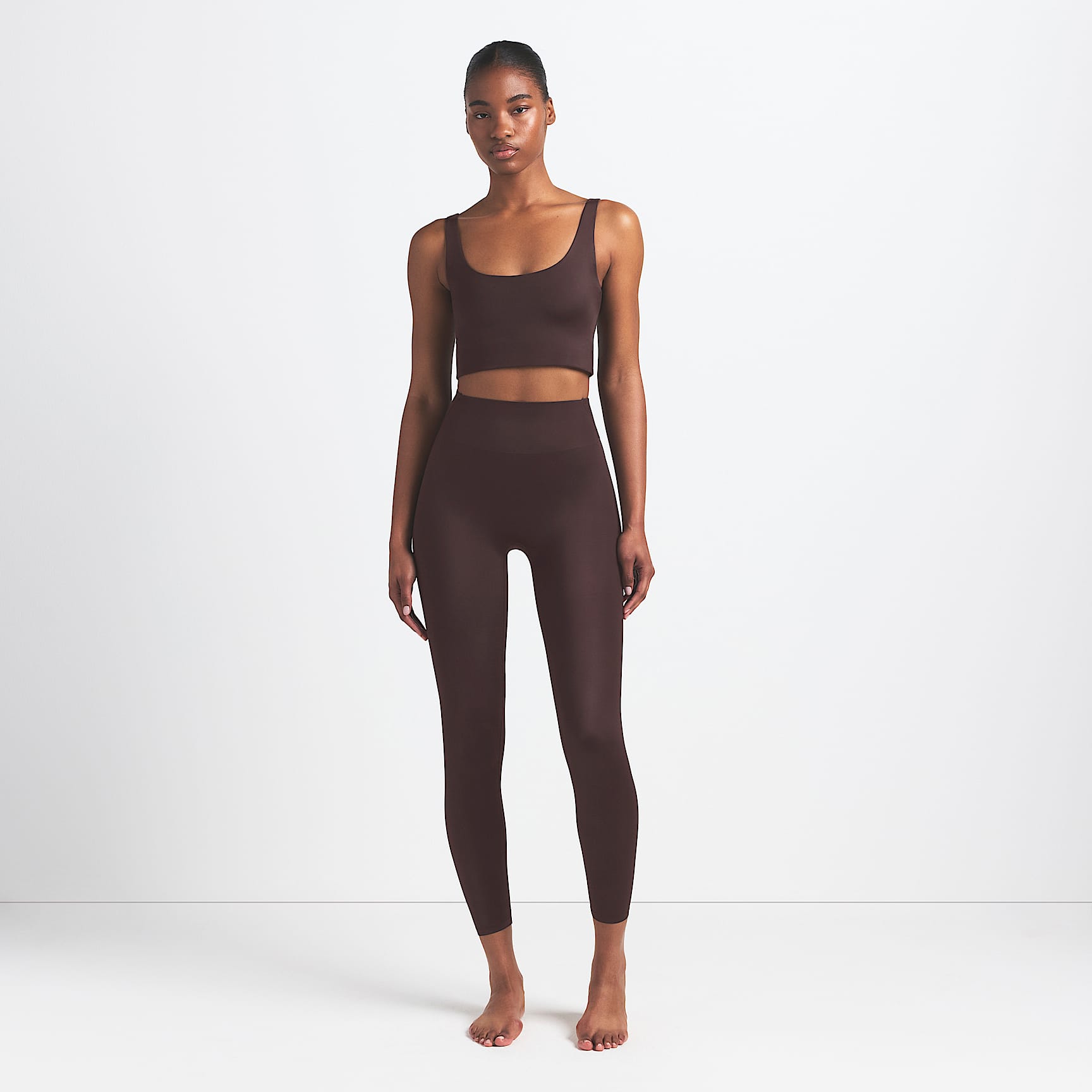 NikeSKIMS Satin Shine Women's High-Waisted Bonded 66cm (approx.) Leggings – NSKM Phoenix/NSKM Phoenix