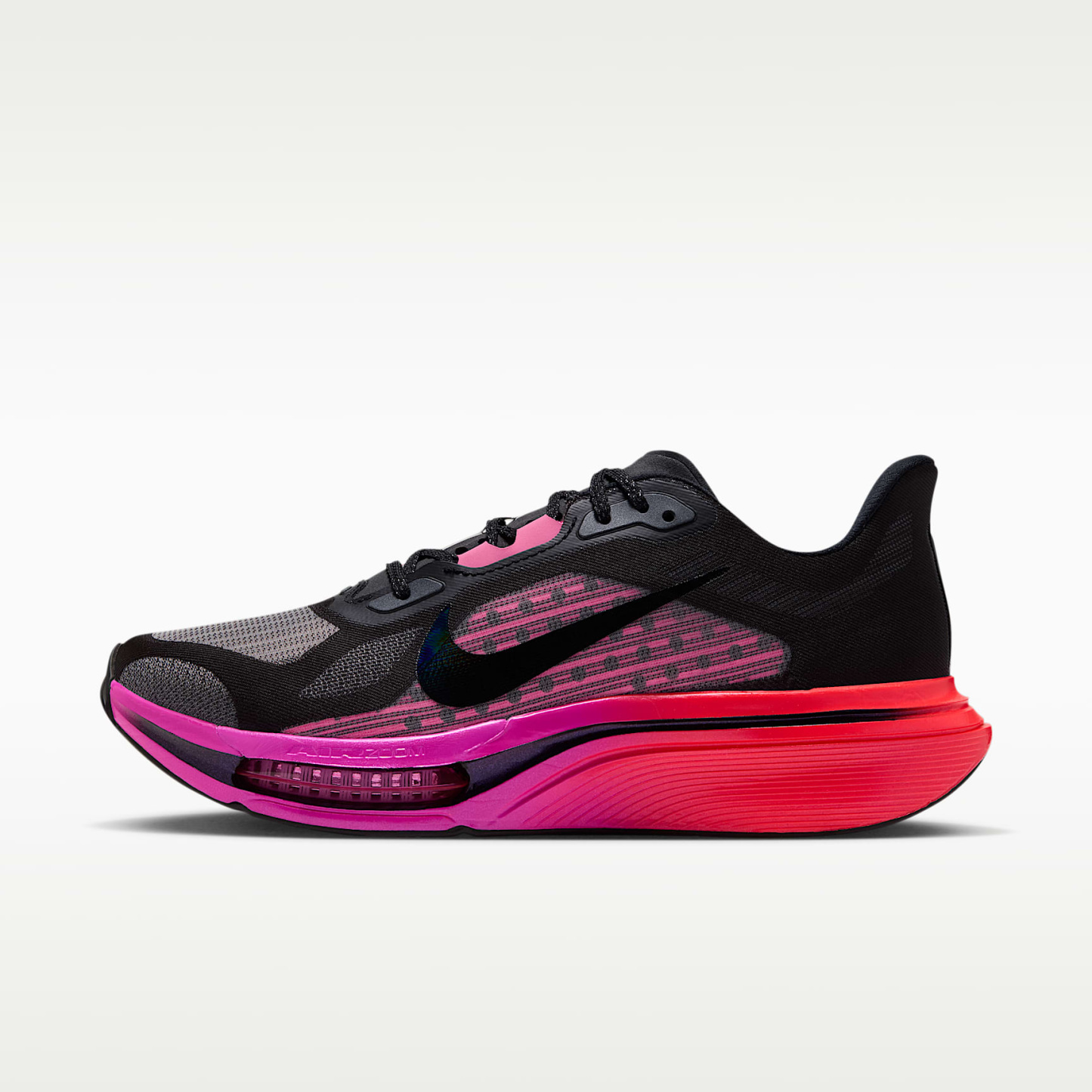 Nike Pegasus Plus 2 Women's Road-Running Shoes – Black/Hyper Pink/Laser Crimson/Black