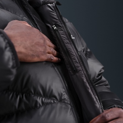 Nike Windrunner Men's Down Jacket – Black/Black/White