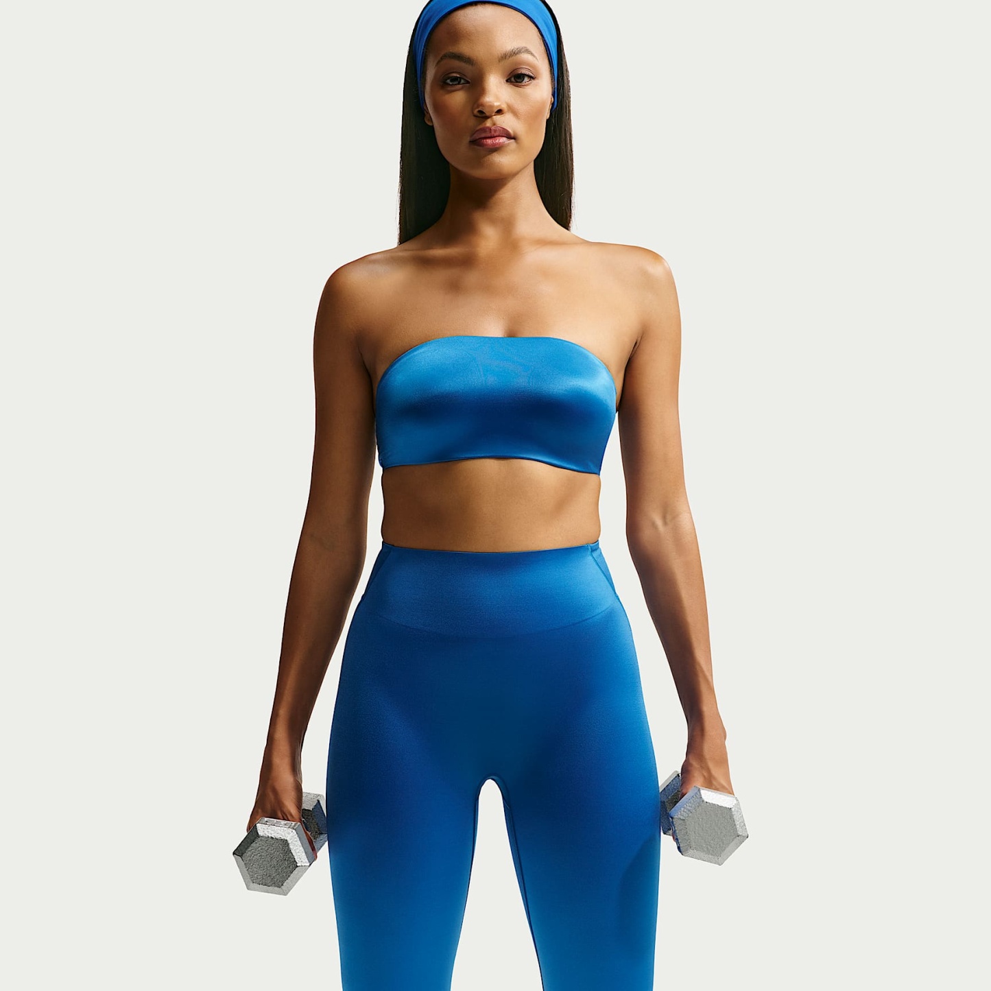 NikeSKIMS Satin Shine Women's High-Waisted Bonded 66cm (approx.) Leggings – NSKM Cobalt/NSKM Cobalt