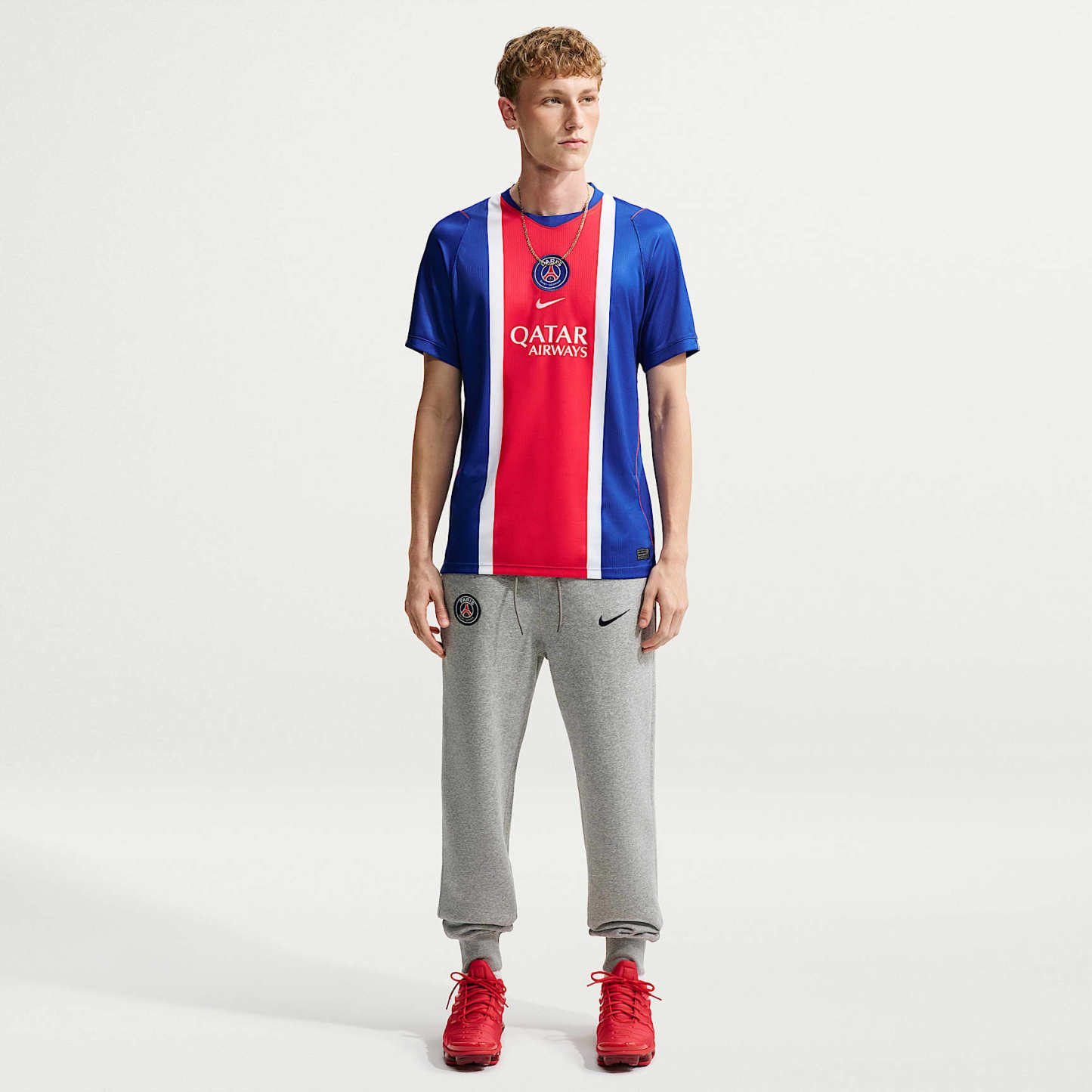 Paris Saint-Germain 2026/27 Stadium Home Men's Nike Dri-FIT Football Replica Shirt – Old Royal/White/University Red/White