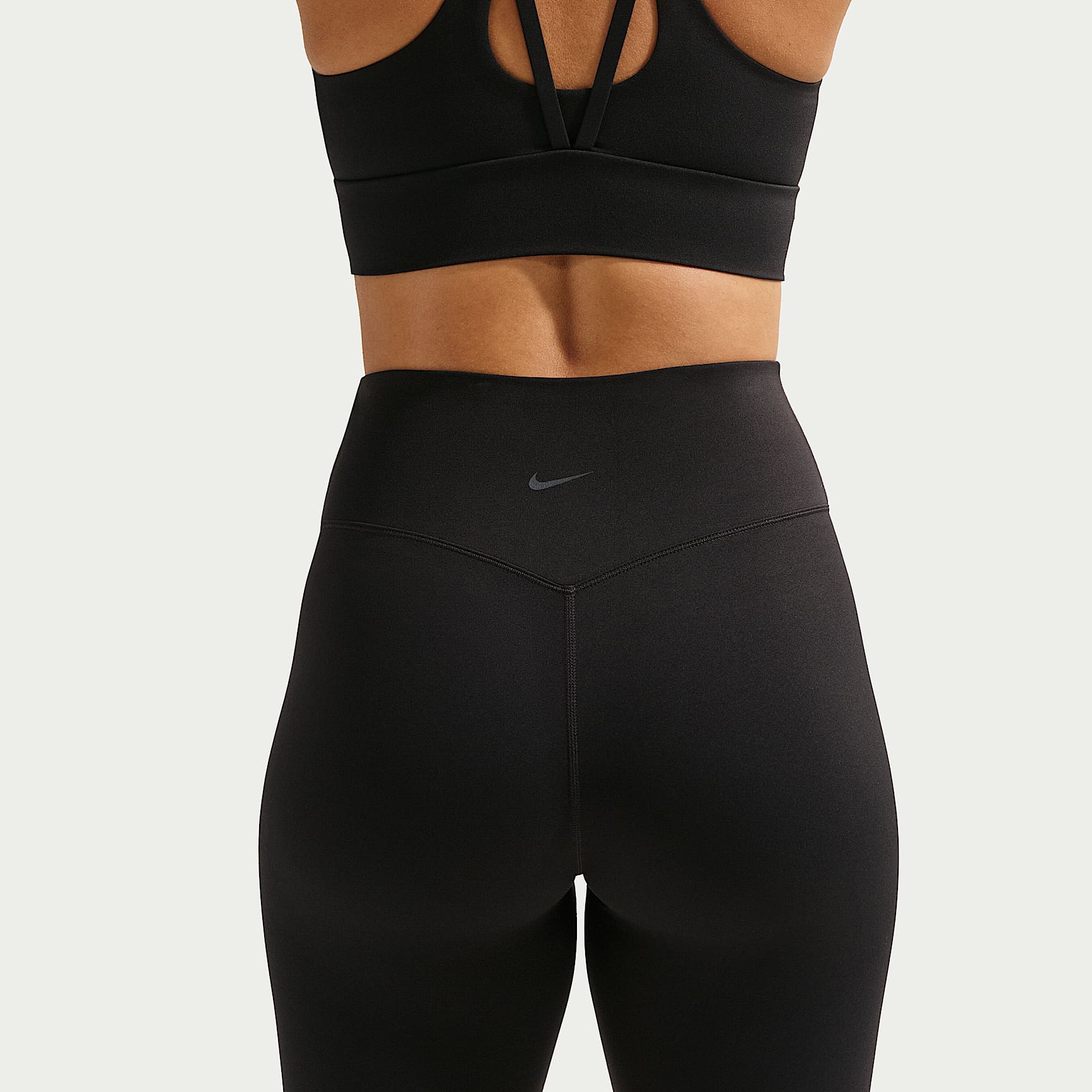 Nike Zenvy Women's High-Waisted 20.5cm (approx.) Biker Shorts – Black/Cool Grey