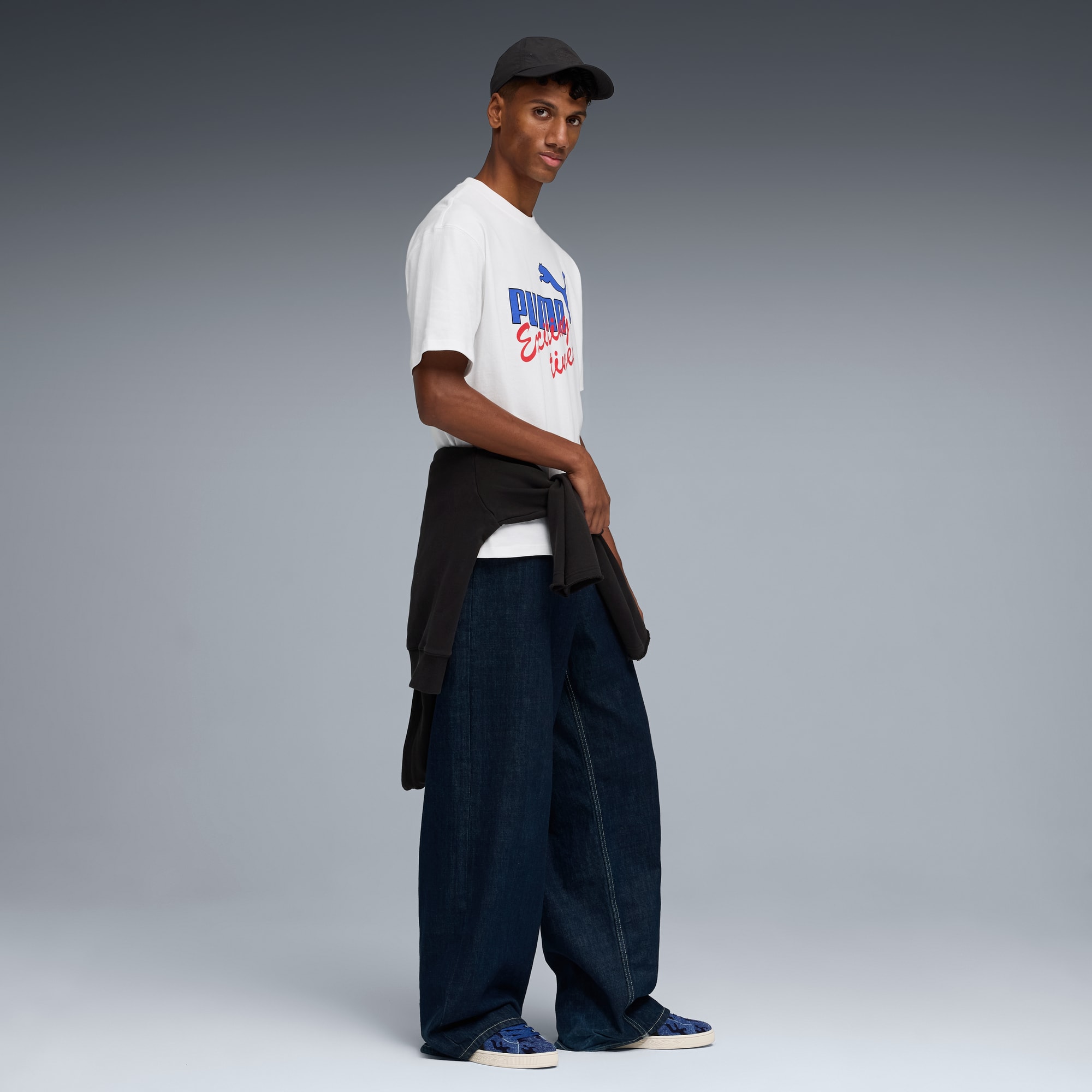 Suede Flock Sneakers Unisex – Blue Jewel-Club Navy