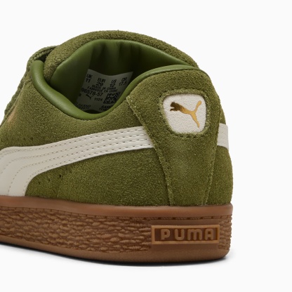 Suede XL Kids' Sneakers – Olive Green-Vapor Gray