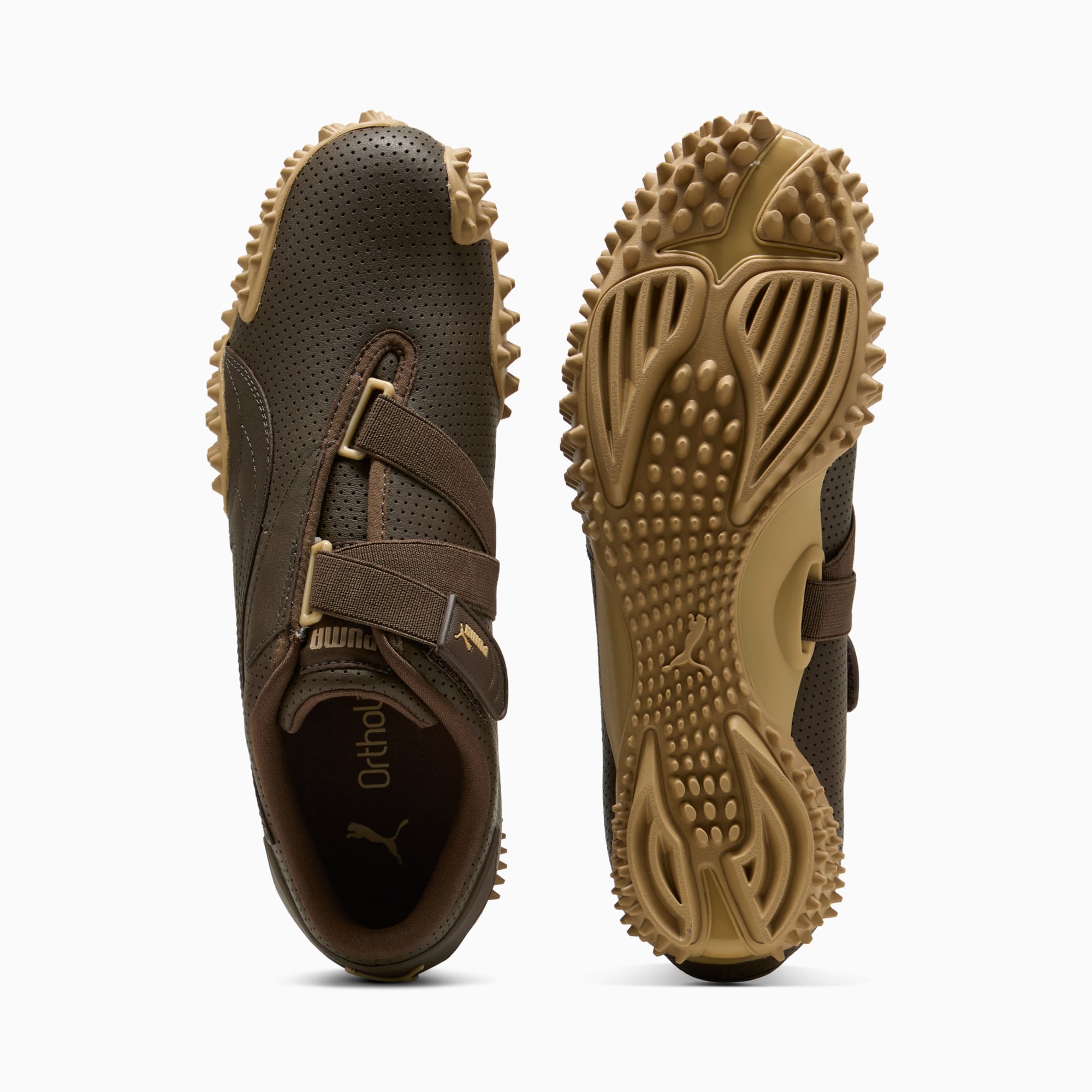 Mostro Perforated Sneakers Unisex – Chocolate-Sand Dune