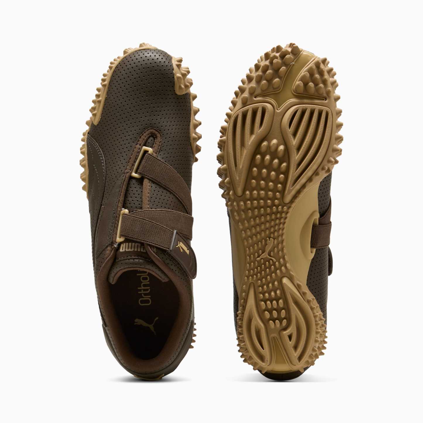 Mostro Perforated Sneakers Unisex – Chocolate-Sand Dune