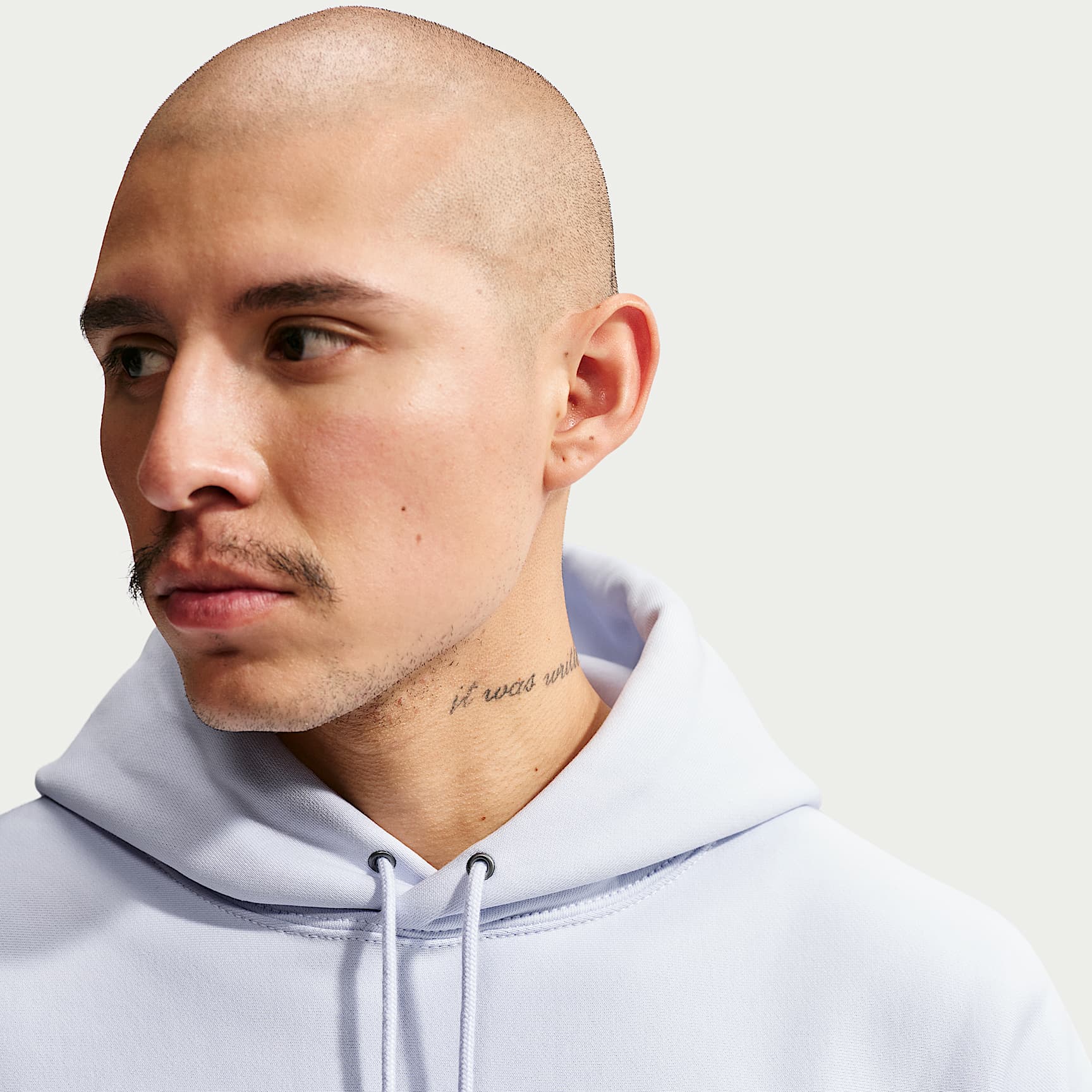 Nike Solo Swoosh Men's Pullover Hoodie – Football Grey/White