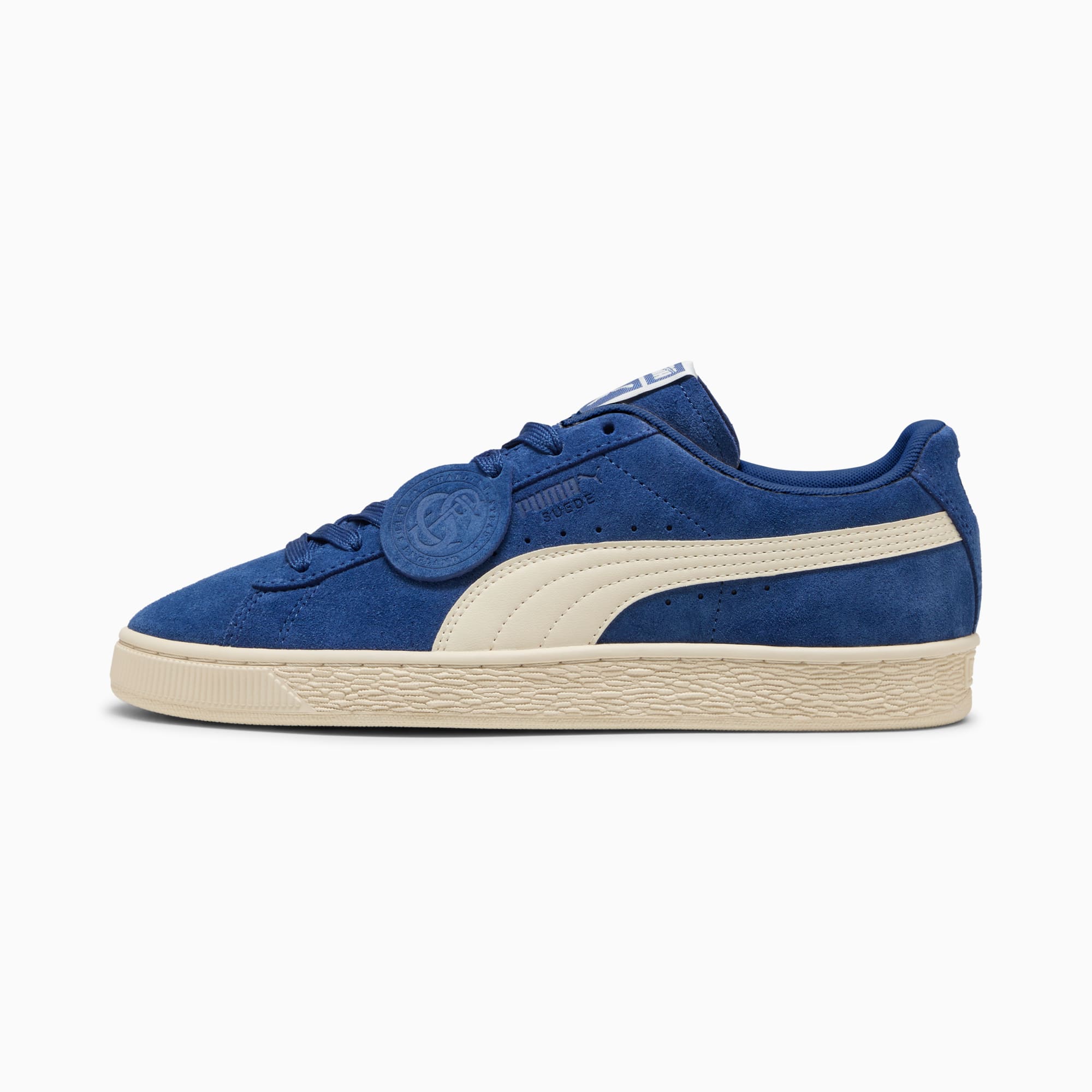 Suede Charles F. Stead VI Sneakers Unisex – Royal Sapphire-Alpine Snow