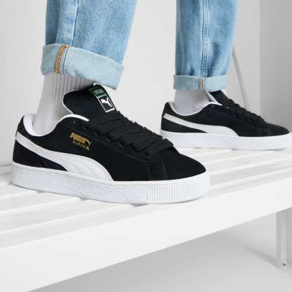Suede XL Sneakers Unisex – PUMA Black-PUMA White