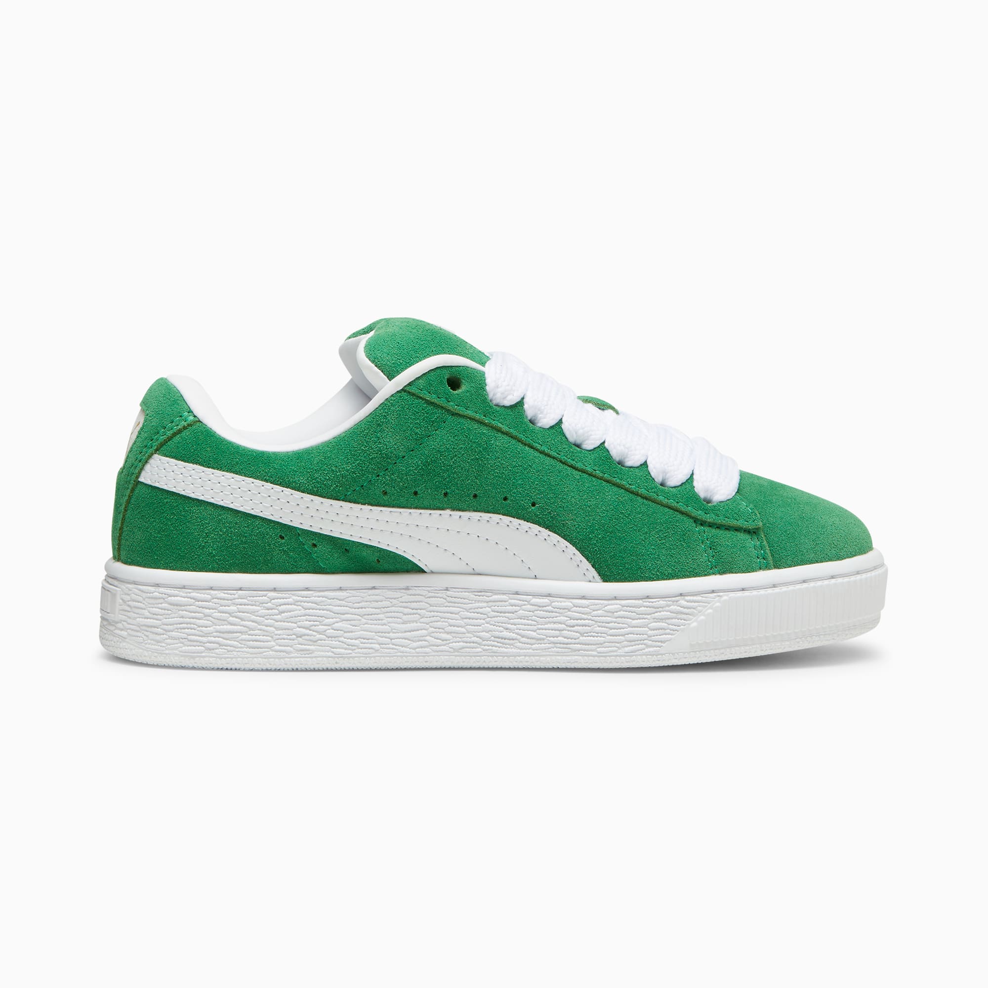 Suede XL Youth Sneakers – Archive Green-PUMA White