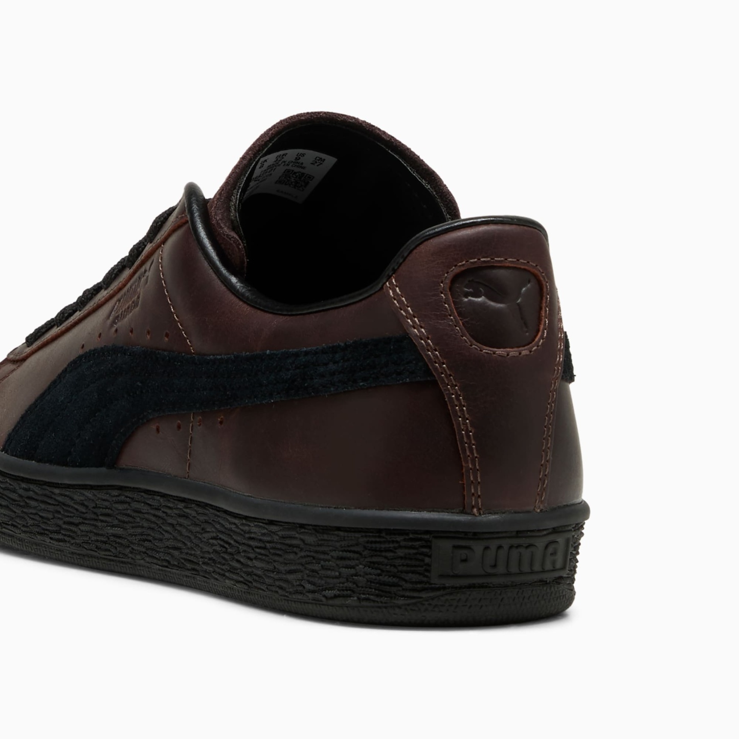 Suede Dressed Sneakers Unisex – Leather Brown-PUMA Black