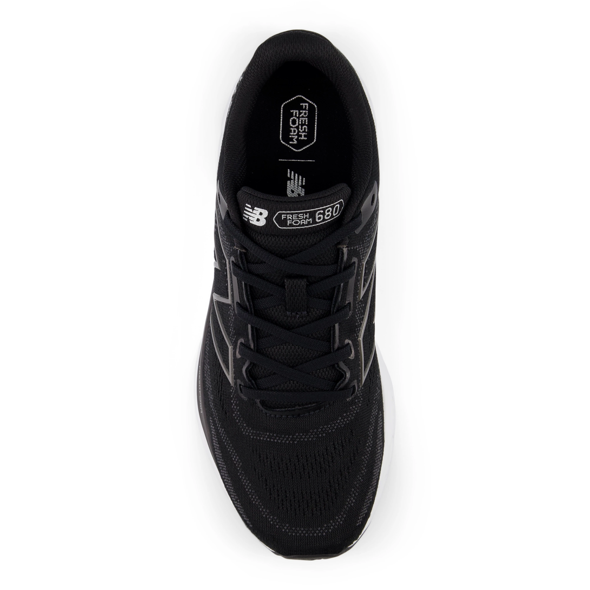 Fresh Foam 680 v8 – BLACK with Black Metallic and White
