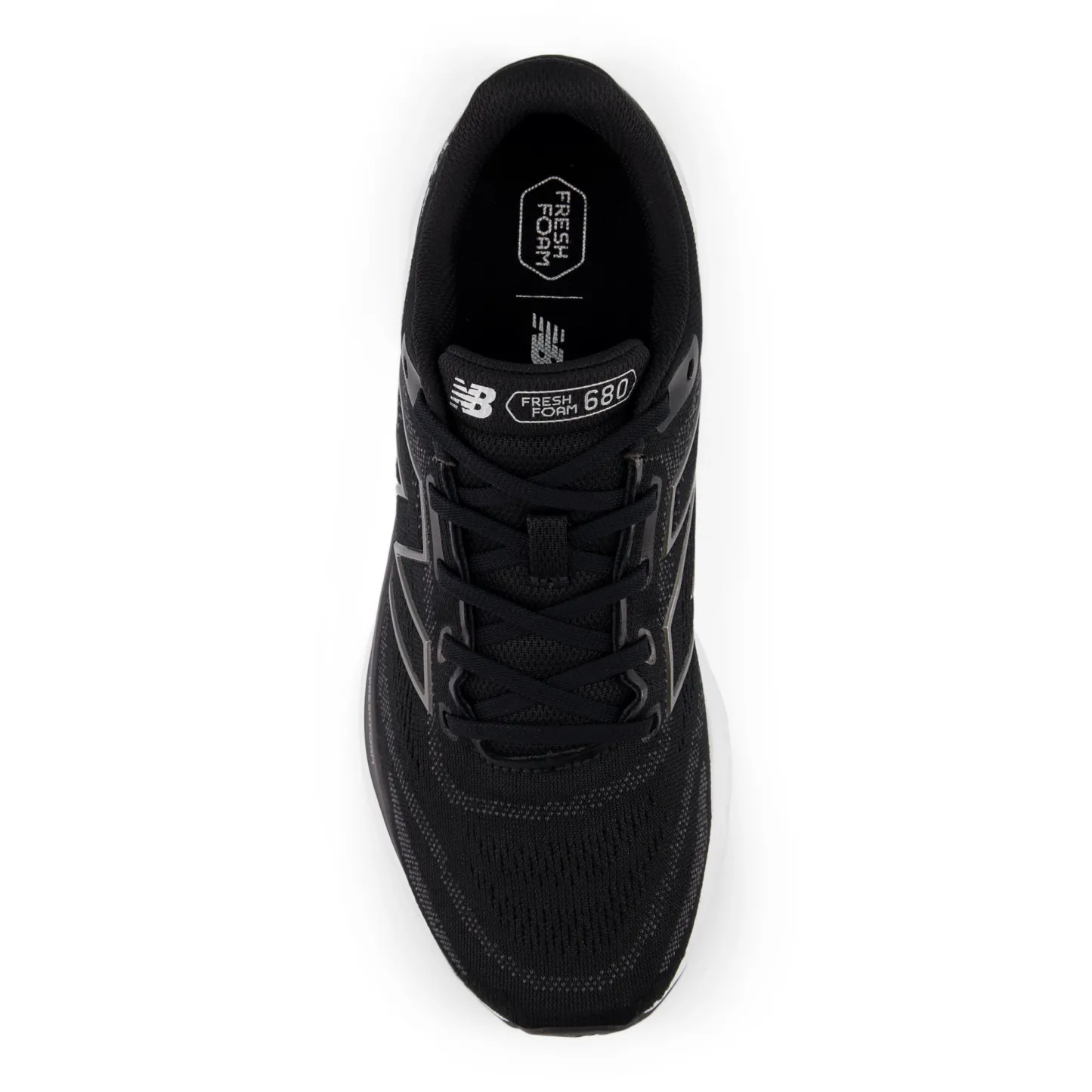 Fresh Foam 680 v8 – BLACK with Black Metallic and White